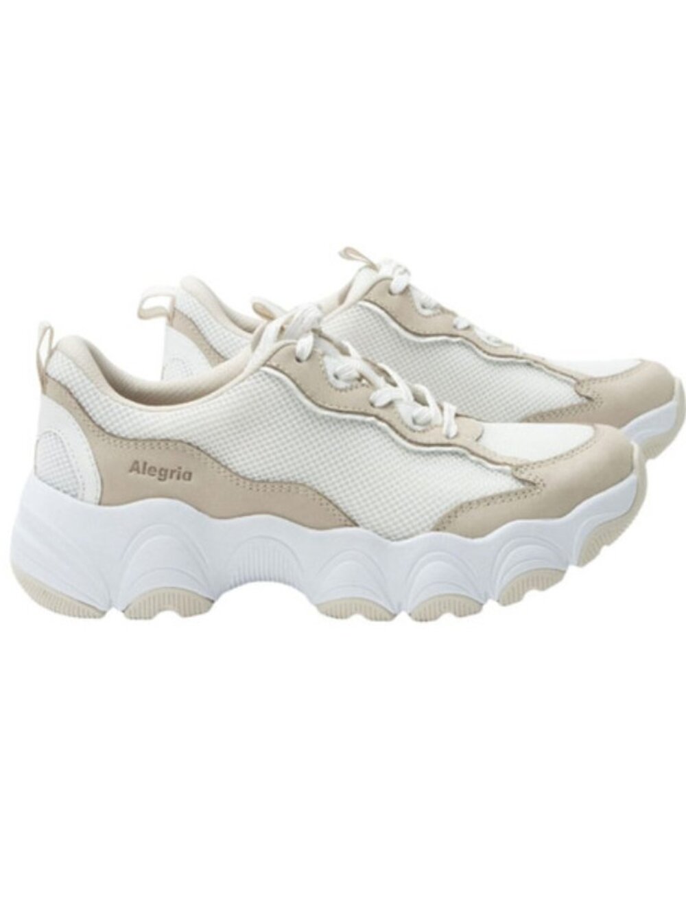 Alegria Boom Joy Ecru Sneaker Tennis Shoes Sz 9.50/10 EU 40 Excellent condition!
